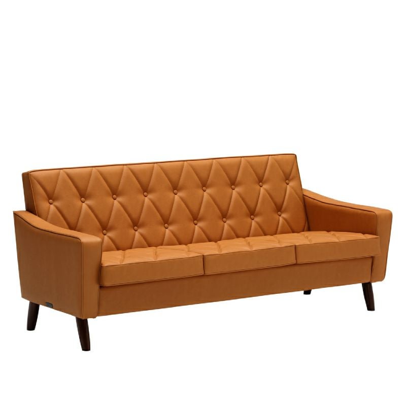 カリモク60 ロビーチェア 3シーター リーベルブラウン