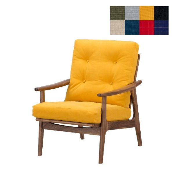 マルニ60 フレームチェア ハイバック 1シーター・両肘 ウォルナット