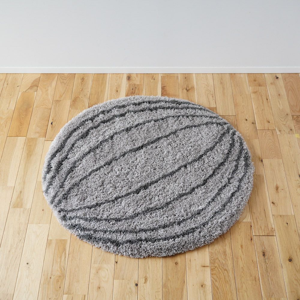 シャギーラグ ラウンド バボール