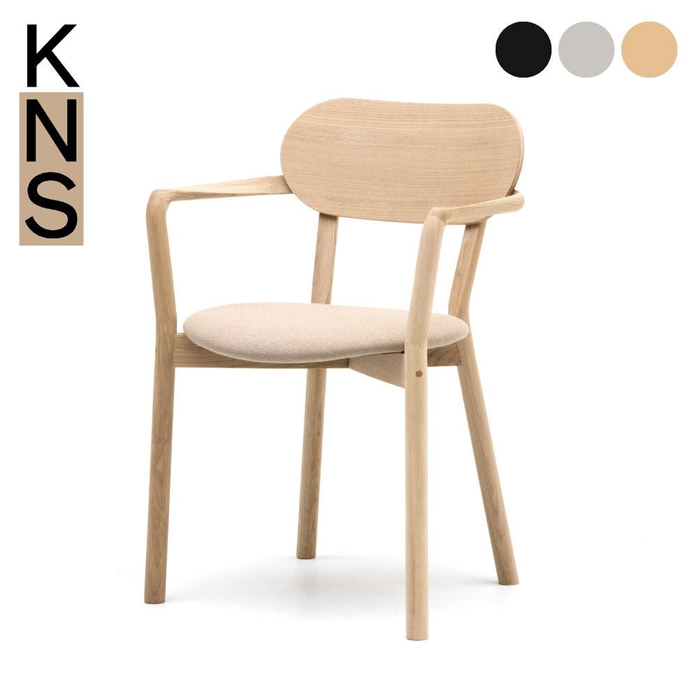 カリモクニュースタンダード キャストールアームチェアプラスパッド （Karimoku New Standard Castor Armchair Plus Pad）