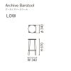 カリモクニュースタンダード アーカイブバースツール LOW（Karimoku New Standard Archive Barstool）[P3496A] 商品画像2