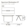 カリモクニュースタンダード スペクトラムワークステーションST 190（Karimoku New Standard Spectrum Workstation ST 190）[D345BA] 商品画像4