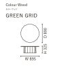 カリモクニュースタンダード カラーウッド  グリーングリッド（Karimoku New Standard Colour Wood ）［T341F9ZG］ 商品画像2
