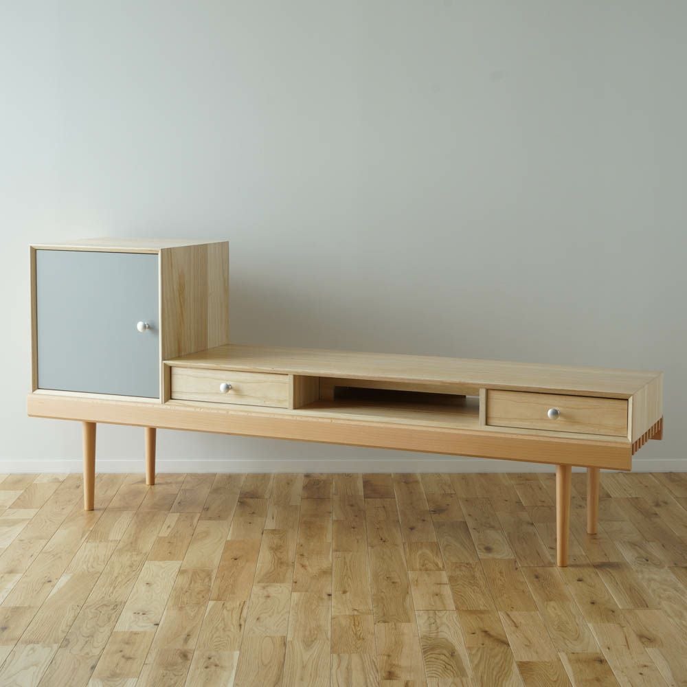 826STANDARD UNIT126cm サイドボードHセット ウッドレッグ　北欧風　ナチュラル 826STANDARD UNIT | インテリアショップvanilla