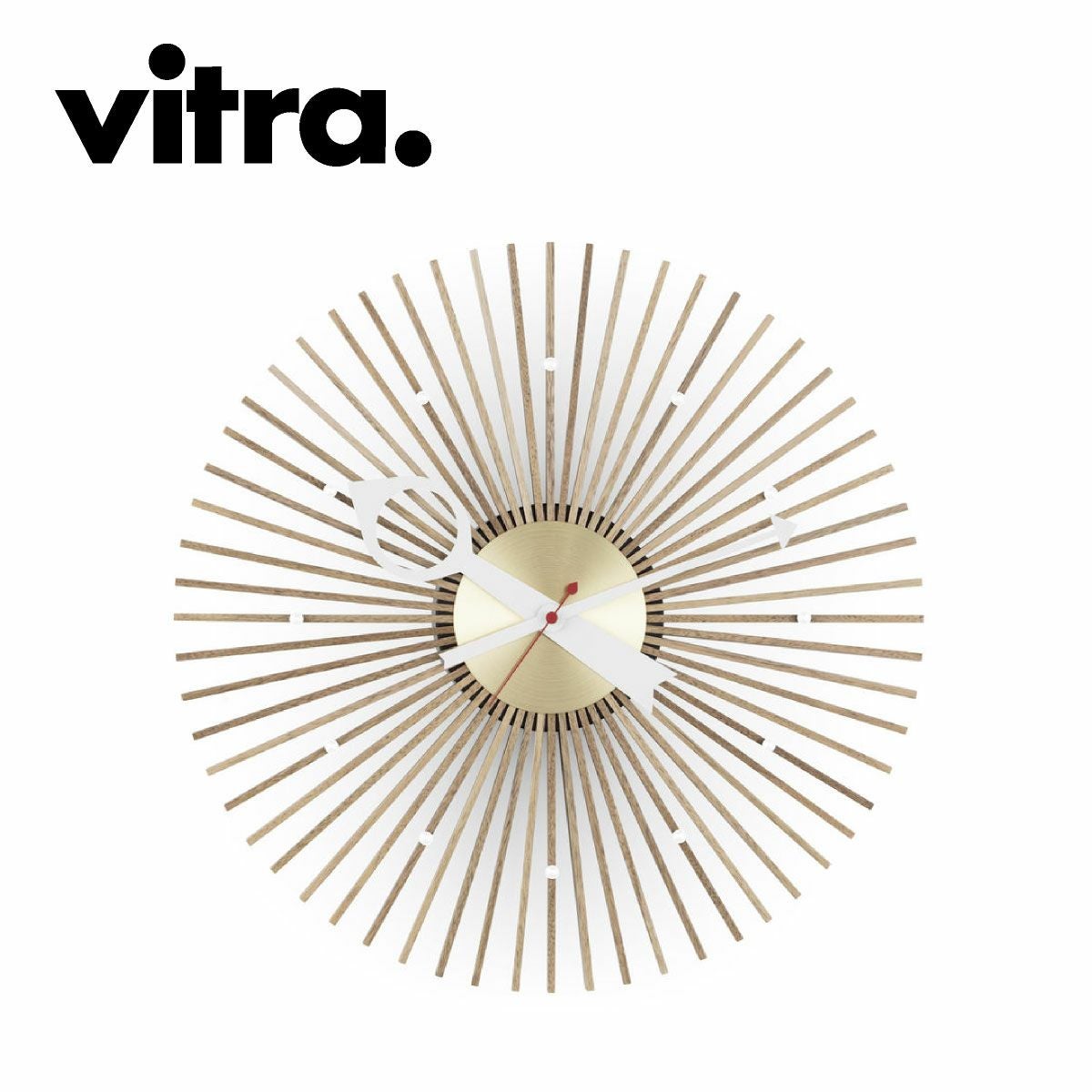 Vitra（ヴィトラ） ネルソン ポップシクルクロック ウォールナット商品画像1