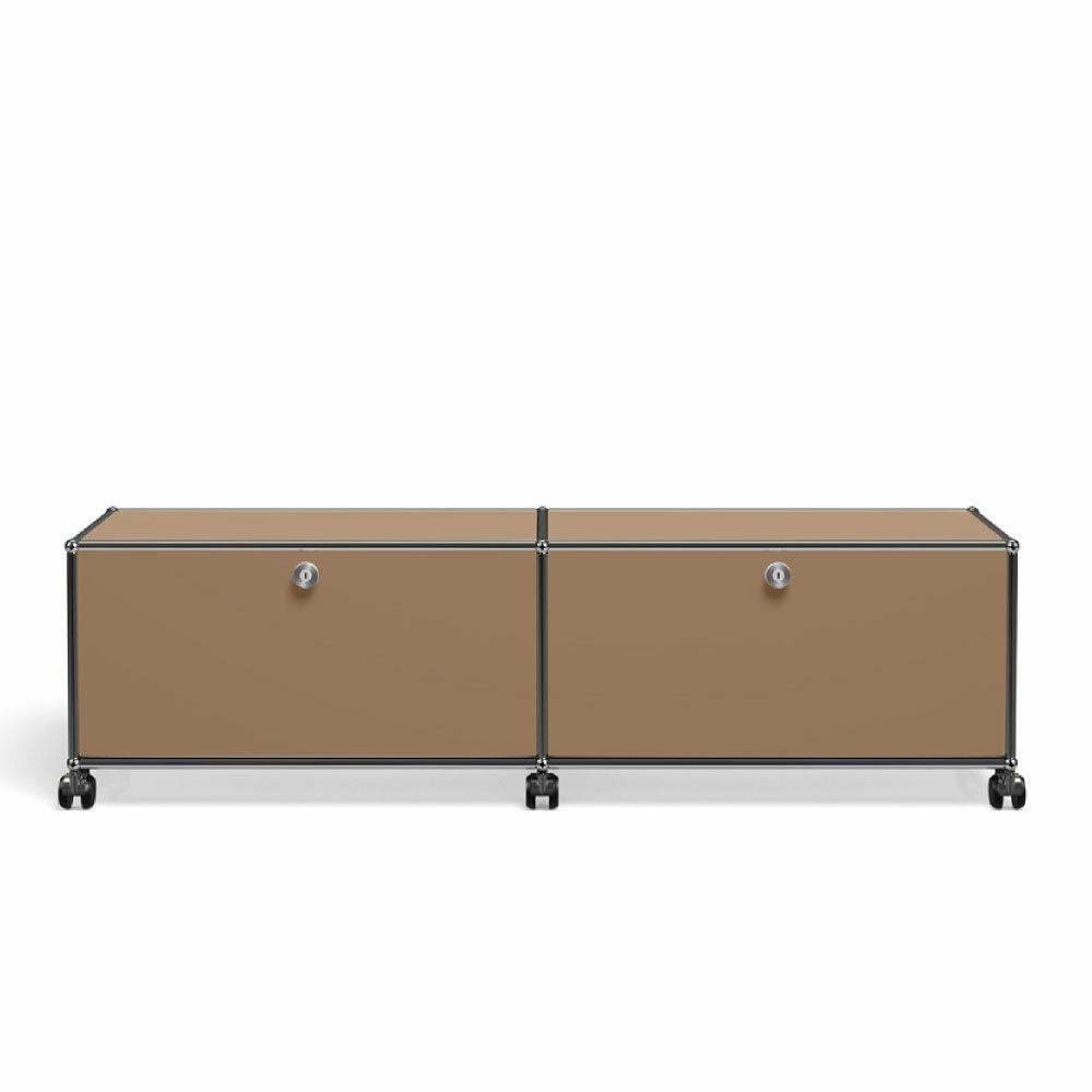 USMハラー テレビボード（ドロップダウンドア×2/キャスター付き） USM