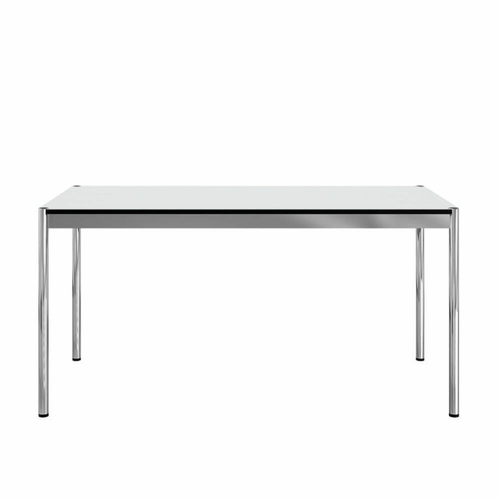 USMハラー テーブル1500×750×740mm パールグレーラミネート商品画像1