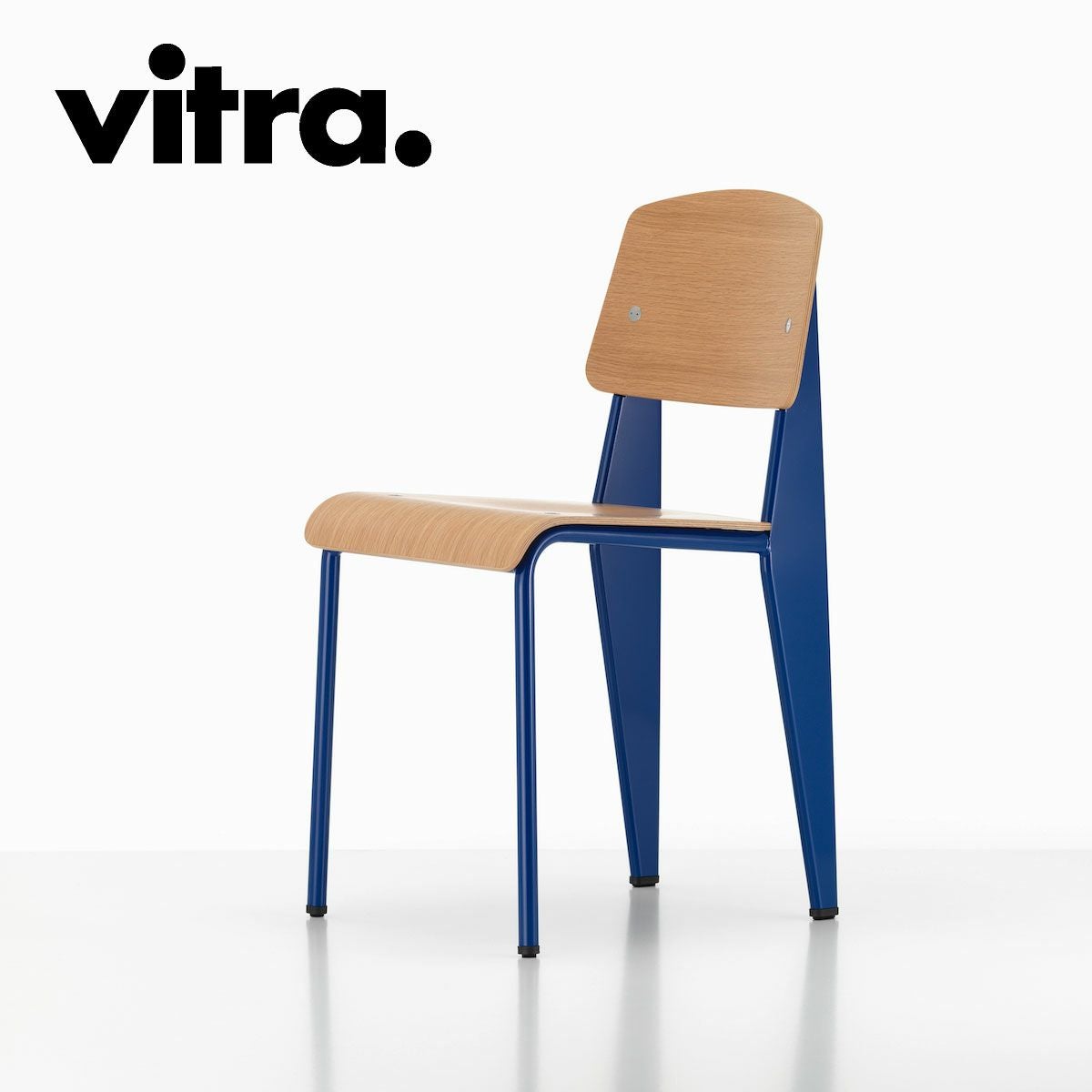 Vitra（ヴィトラ） スタンダードチェア（Standard Chair）プルーヴェブルーマルクール（Prouvé Bleu Marcoule）