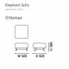 カリモクニュースタンダード エレファントソファ オットマン（Karimoku New Standard Elephant Sofa Ottoman） 張地：クヴァドラ・コーダ2 [U3426］ 商品画像2