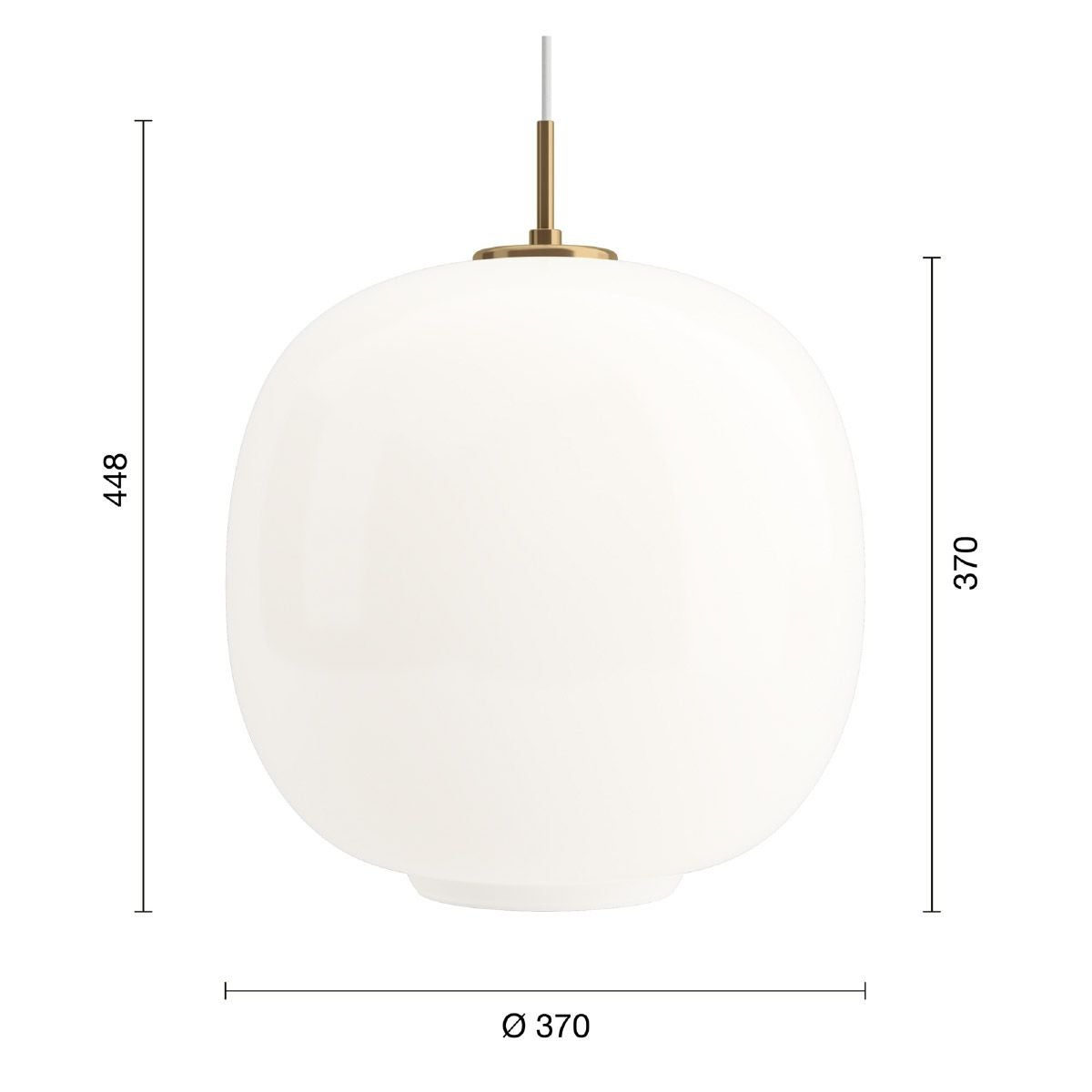ルイスポールセン（Louis Poulsen） VL 45 ラジオハウス ペンダント / Φ370 乳白ガラス