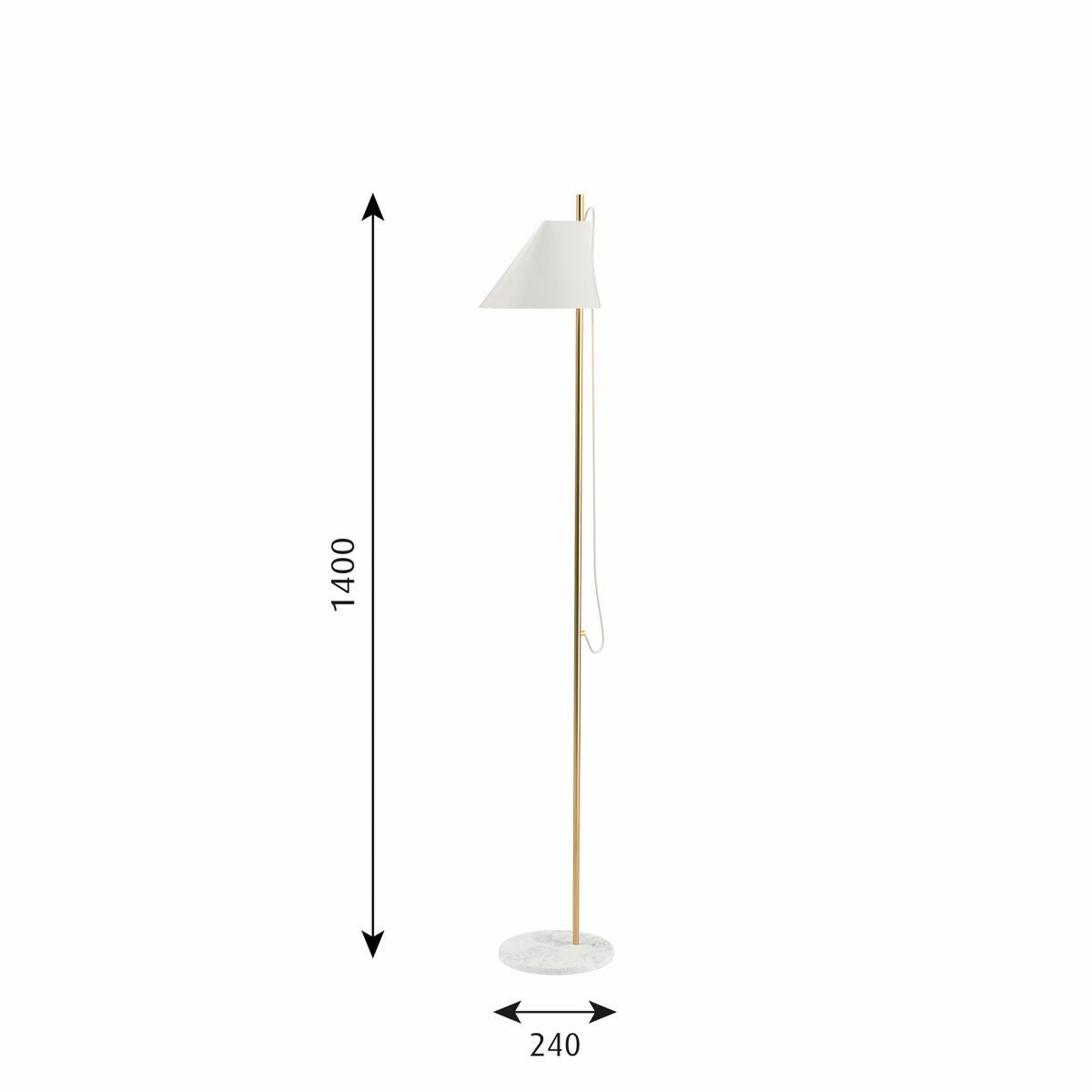 ルイスポールセン（Louis Poulsen） Yuh フロア / 真鍮