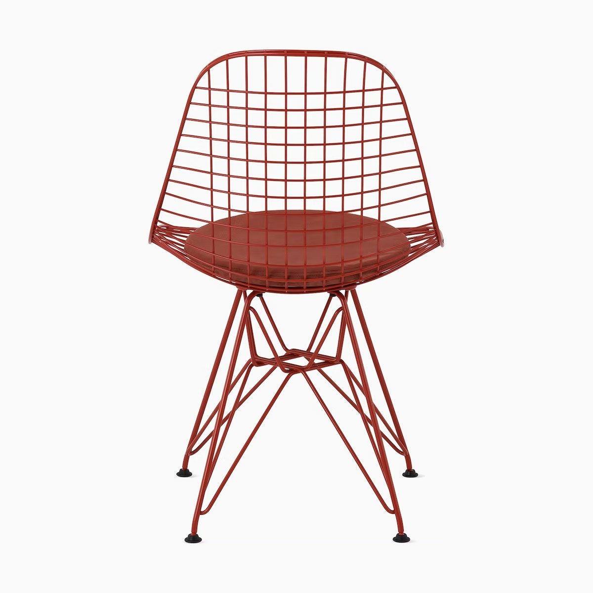 ハーマンミラー（Hermanmiller）イームズ ワイヤーチェア パッド付き アイアンレッド《 Herman Miller（ハーマンミラー）× HAY 》［DKC.5 RNDE8］