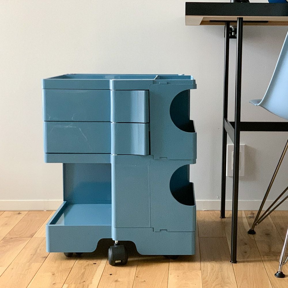 ボビーワゴン 2段2トレイ ブルーホエール