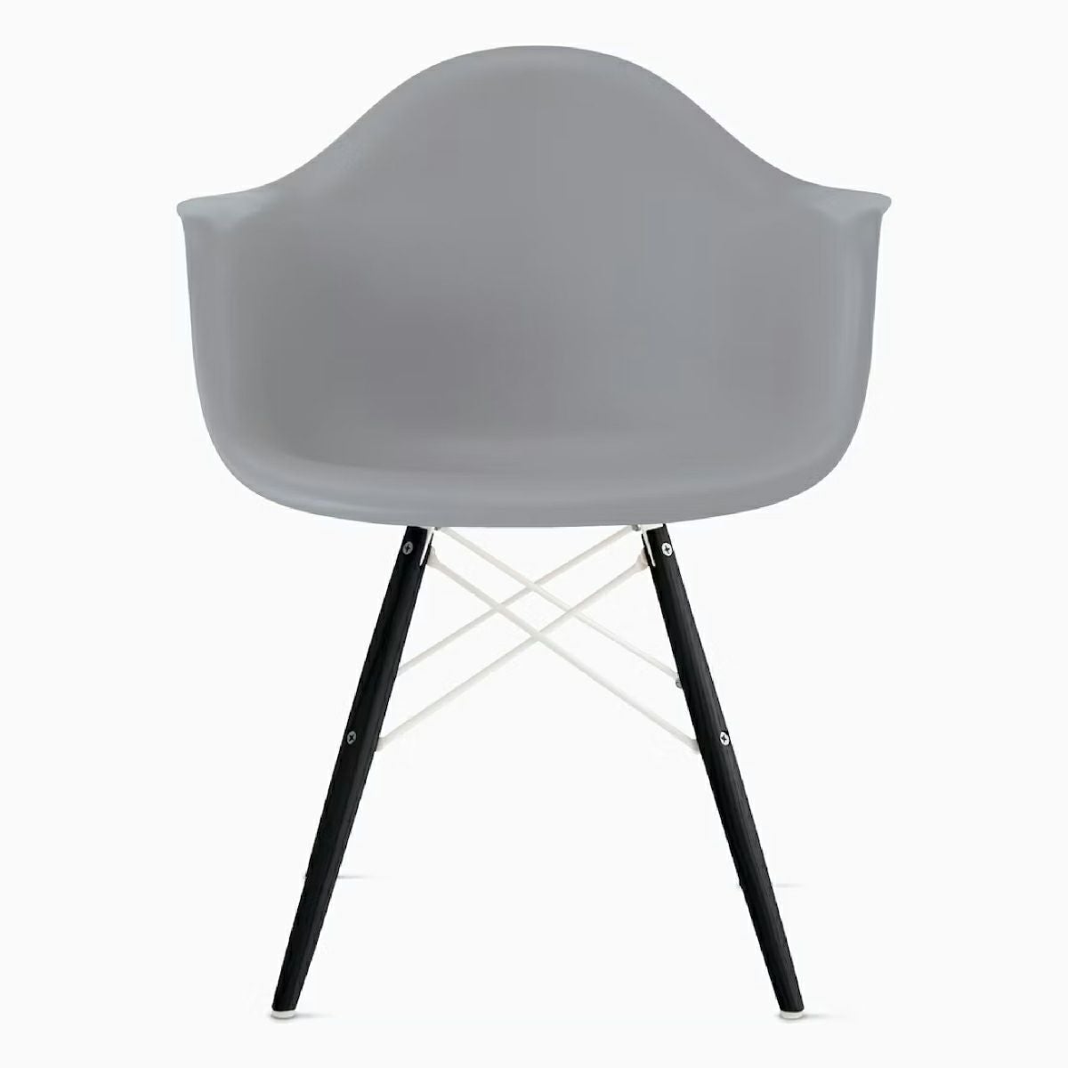 イームズ アームシェルチェア DAW ライトグレー ホワイトベース