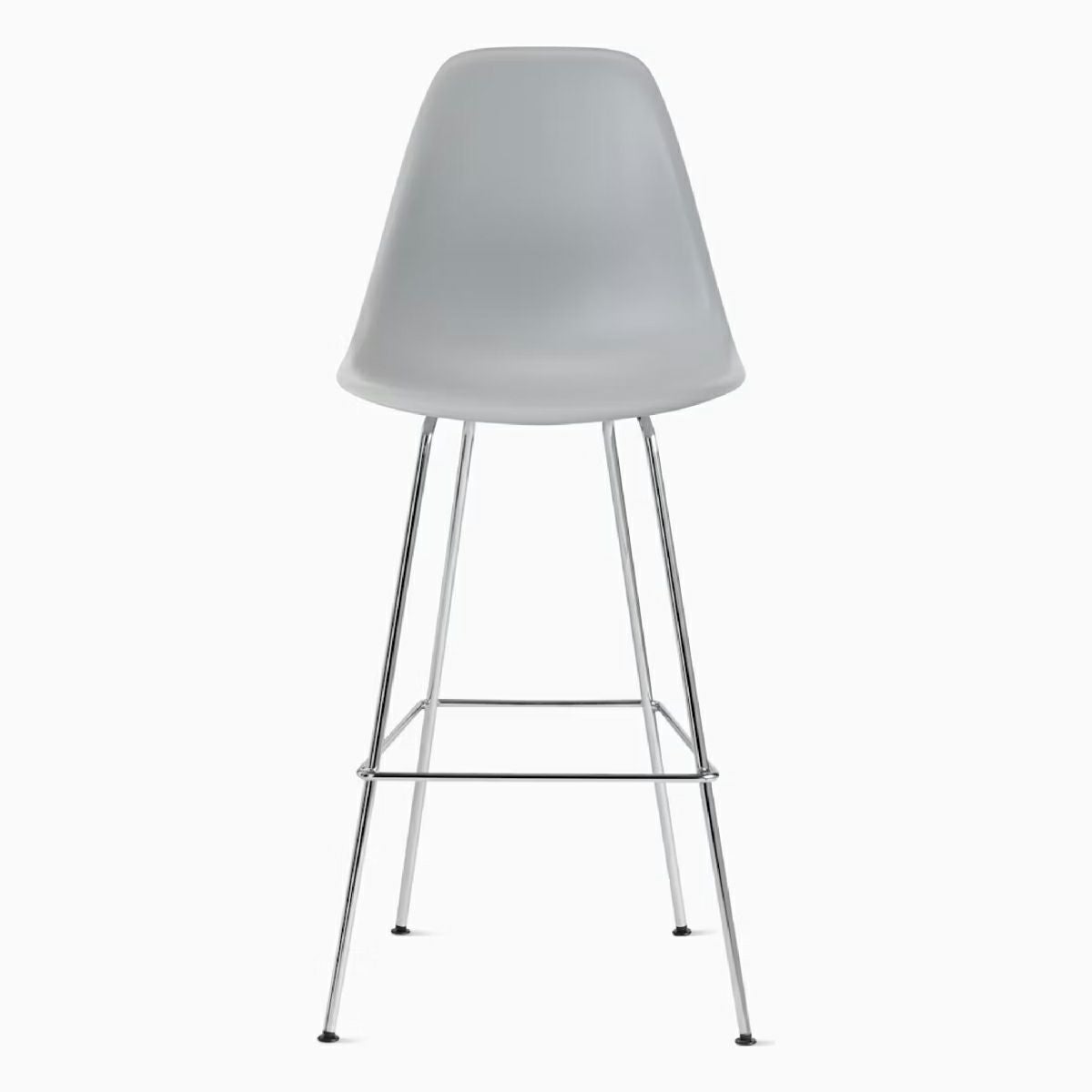 ハーマンミラー（Hermanmiller）イームズ シェルスツール バーハイトスツール DSHBX ライトグレー クロームベース［DSHBX. 47 LTY E8］