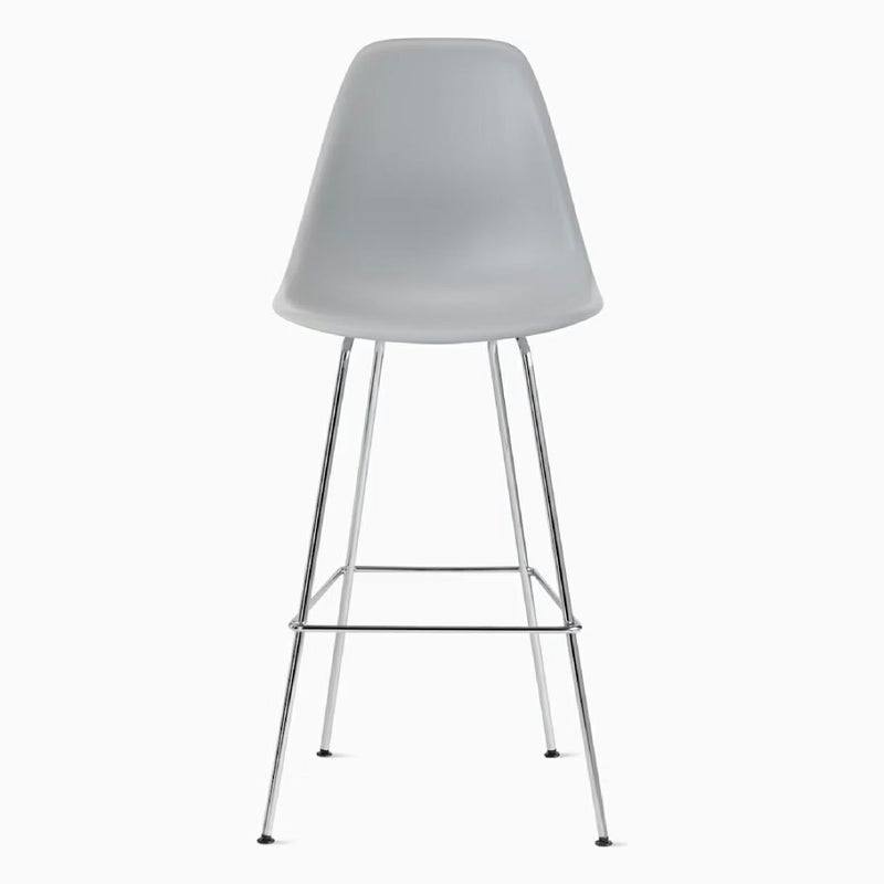 ハーマンミラー（Hermanmiller）イームズ シェルスツール バーハイトスツール DSHBX ライトグレー クロームベース［DSHBX. 47 LTY E8］