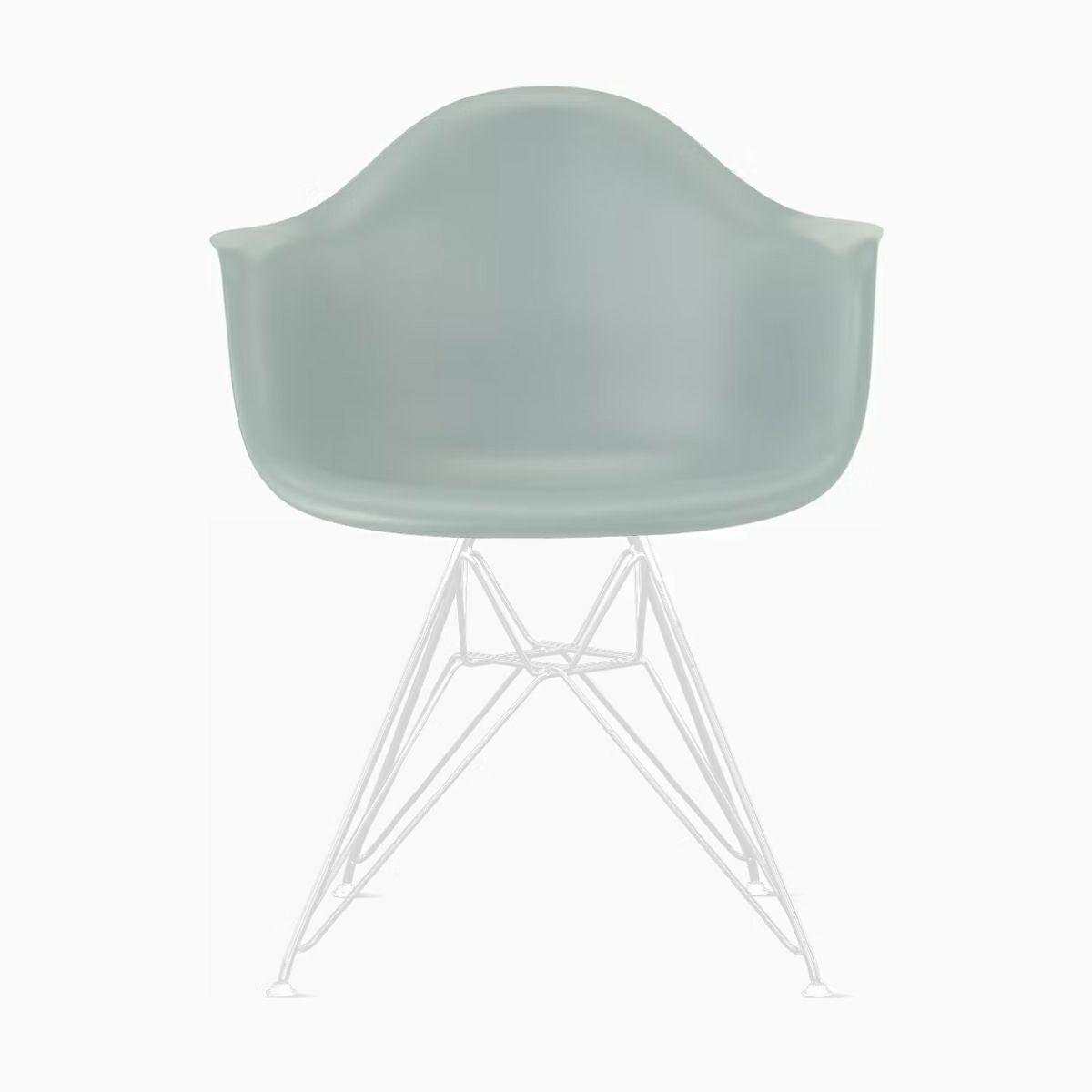 イームズ アームシェルチェア DAR グレーグリーン ホワイトベース［DAR