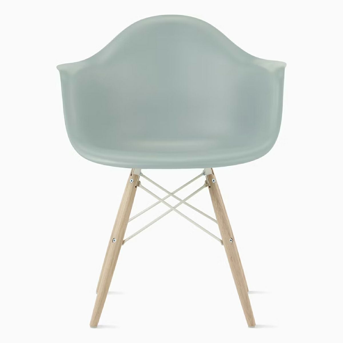 ハーマンミラー（Hermanmiller）イームズ アームシェルチェア DAW グレーグリーン ホワイトベース メープル［DAW. 91 UL RYG E8］