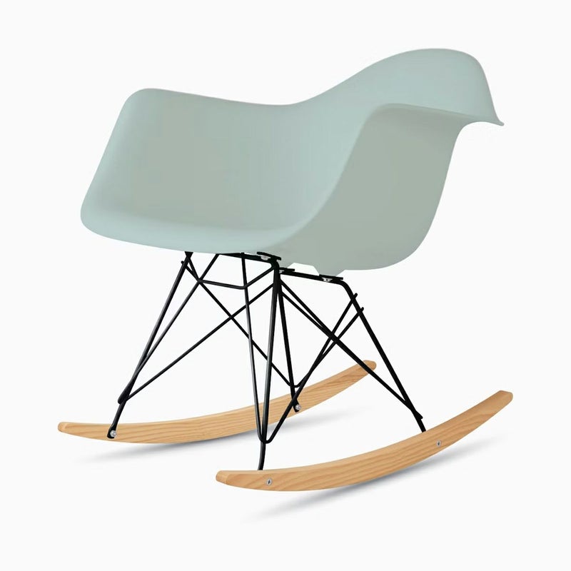 ハーマンミラー（Hermanmiller）イームズ アームシェルチェア RAR グレーグリーン ブラックベース  メープル［RAR. BK UL RYG］