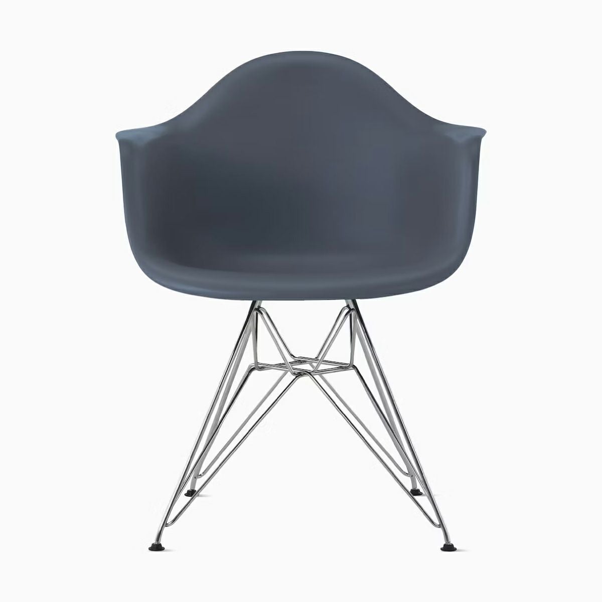 イームズ アームシェルチェア DAR ミディアムグレー クロームベース