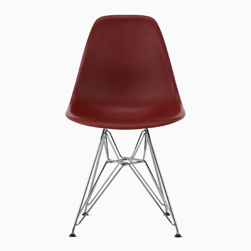ハーマンミラー（Hermanmiller）イームズ サイドシェルチェア DSR ブリックレッド クロームベース［DSR. 47 BKR E8］