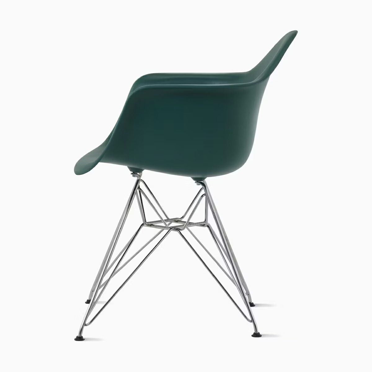 ハーマンミラー（Hermanmiller）イームズ アームシェルチェア DAR エヴァーグリーン クロームベース［DAR. 47 EVG E8］