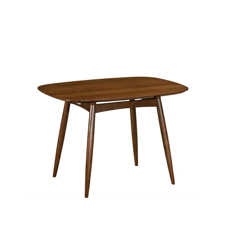 カリモク60+ Dテーブル オーク天板（ウォールナット色）［D36350MW