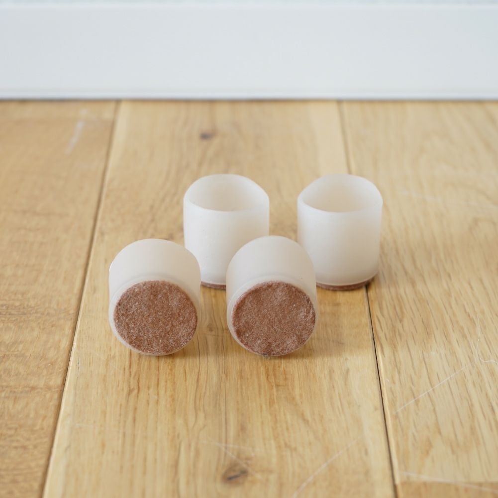 Knoll 脚部分　専用出品 CH24（Yチェア）用脚キャップ チェアブーツY ナチュラル（フェルト付き）