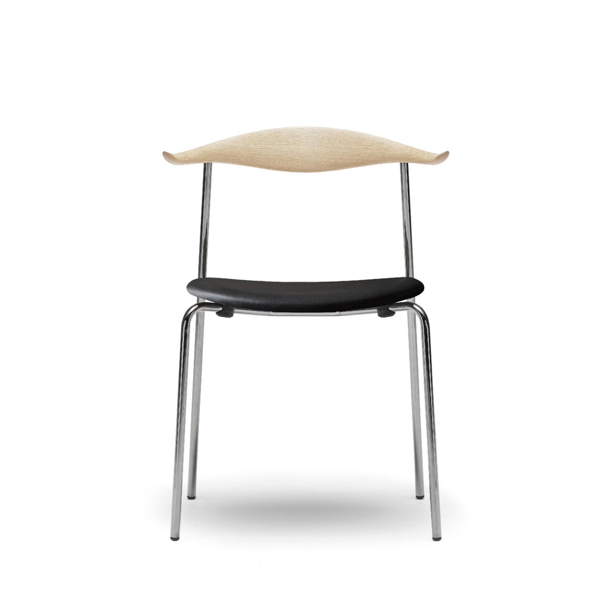カール・ハンセン＆サン（CARL HANSEN & SON） CH88P オーク ソープフィニッシュ ステンレスフレーム レザーシート THOR301ブラック