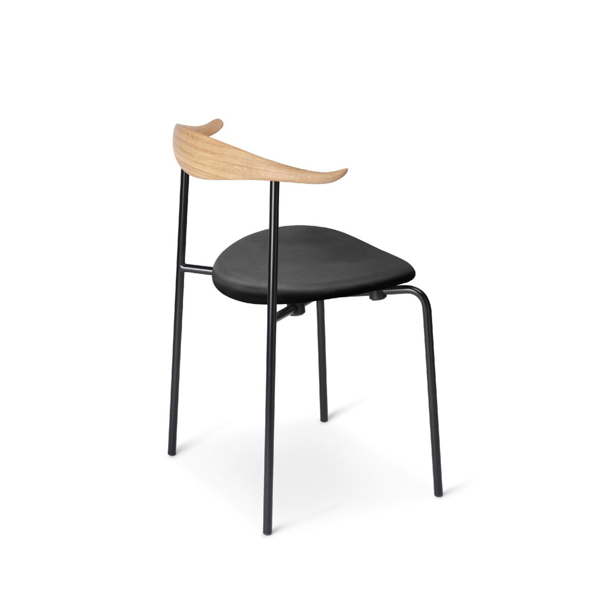 カール・ハンセン＆サン（CARL HANSEN & SON） CH88P オーク オイルフィニッシュ ブラックフレーム レザーシート THOR301ブラック