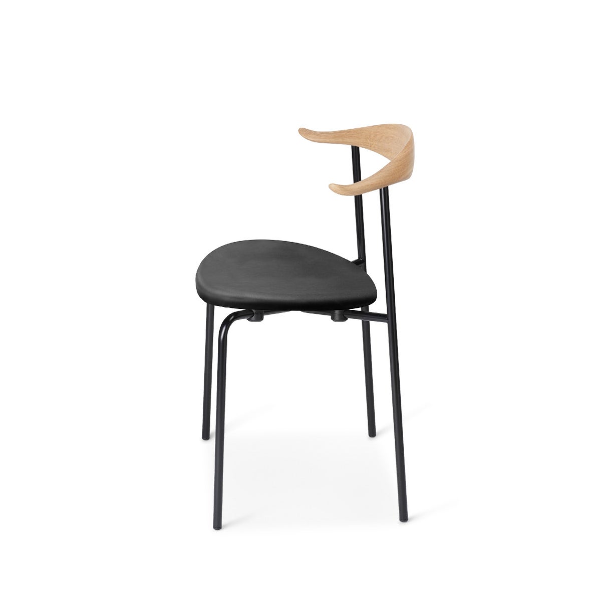 カール・ハンセン＆サン（CARL HANSEN & SON） CH88P オーク オイルフィニッシュ ブラックフレーム レザーシート THOR301ブラック