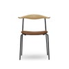 カール・ハンセン＆サン（CARL HANSEN & SON） CH88P オーク オイルフィニッシュ ブラックフレーム レザーシート THOR307ライトブラウン