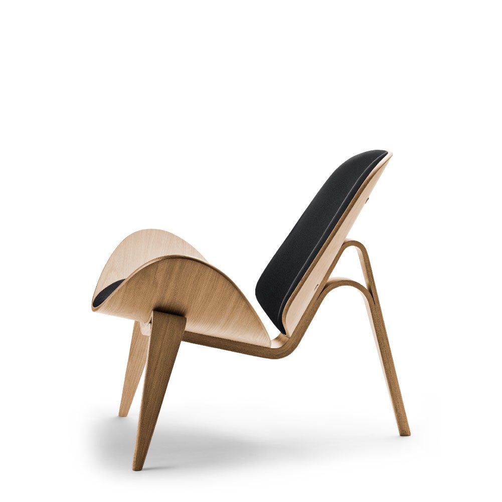 カール・ハンセン＆サン（CARL HANSEN & SON） CH07 シェルチェア オーク オイルフィニッシュ THOR301（ブラックレザー）