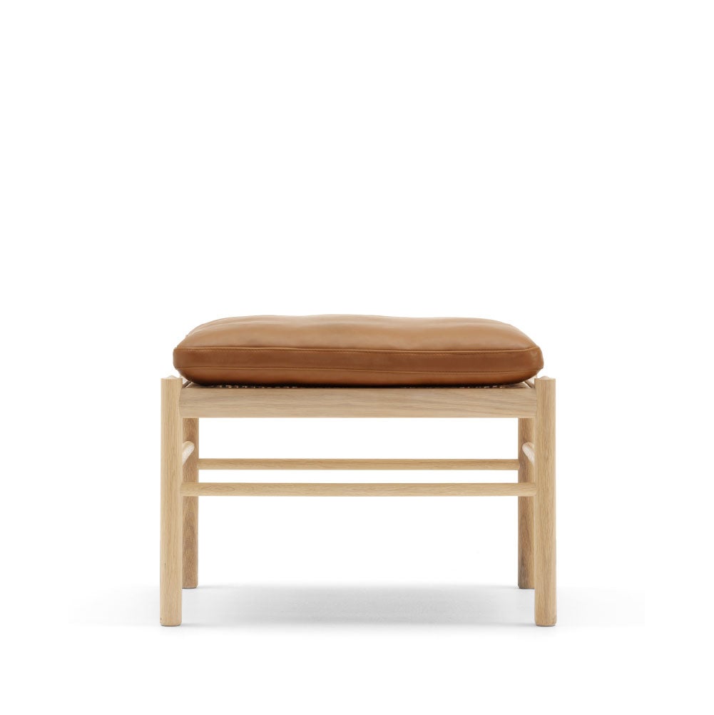 カール・ハンセン＆サン（CARL HANSEN & SON） OW149F コロニアルフットスツール オーク オイルフィニッシュ レザーシート