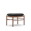 カール・ハンセン＆サン（CARL HANSEN & SON） OW149F コロニアルフットスツール ウォールナット オイルフィニッシュ レザーシート