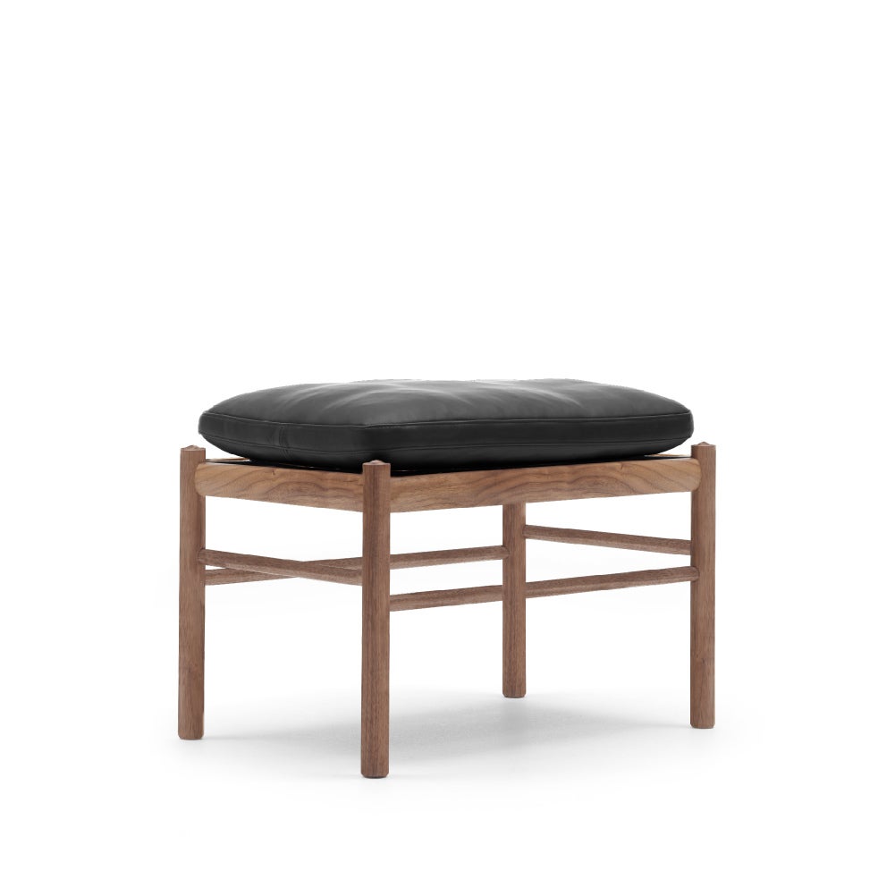 カール・ハンセン＆サン（CARL HANSEN & SON） OW149F コロニアルフットスツール ウォールナット オイルフィニッシュ レザーシート
