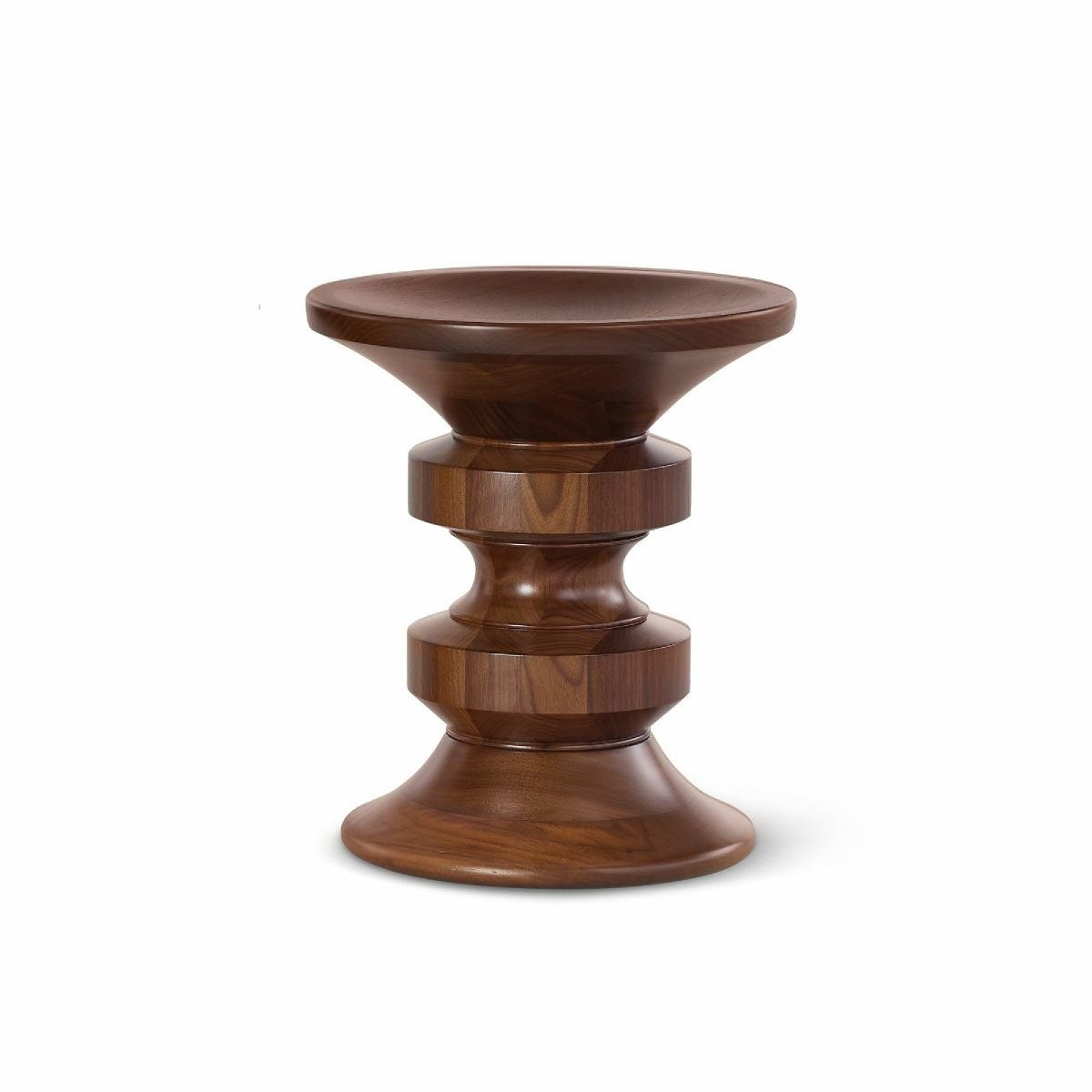 イームズ ターンドスツール（旧ウォールナットスツール） シェイプD