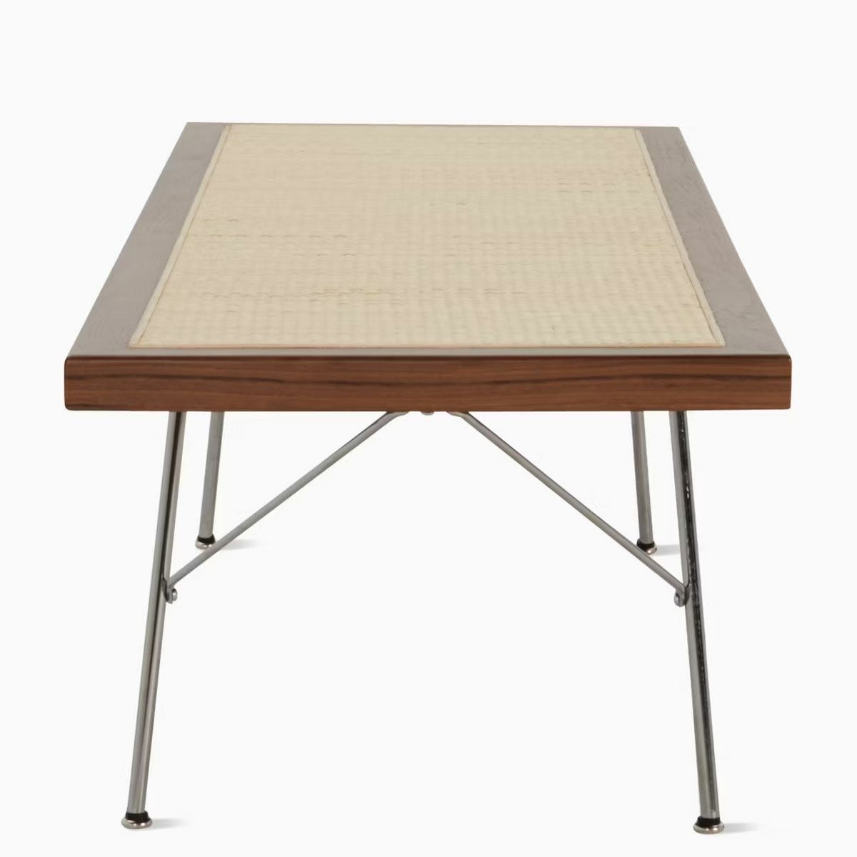ハーマンミラー（Hermanmiller）ネルソン ケーンベンチ ウォールナット メタルベース クロームベース 1525［5291.60 OU 47］