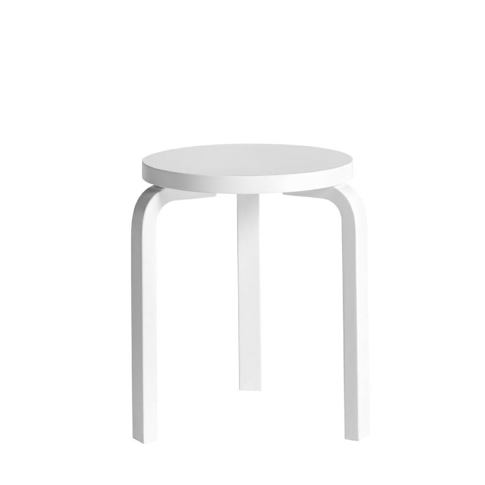 artek (アルテック) STOOL 60（スツール 60） 3本脚 オールホワイト