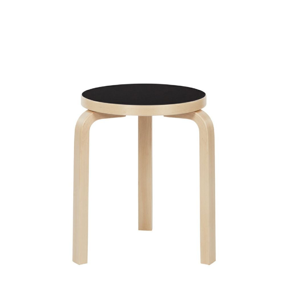 artek (アルテック) STOOL 60（スツール 60） 3本脚 ブラック