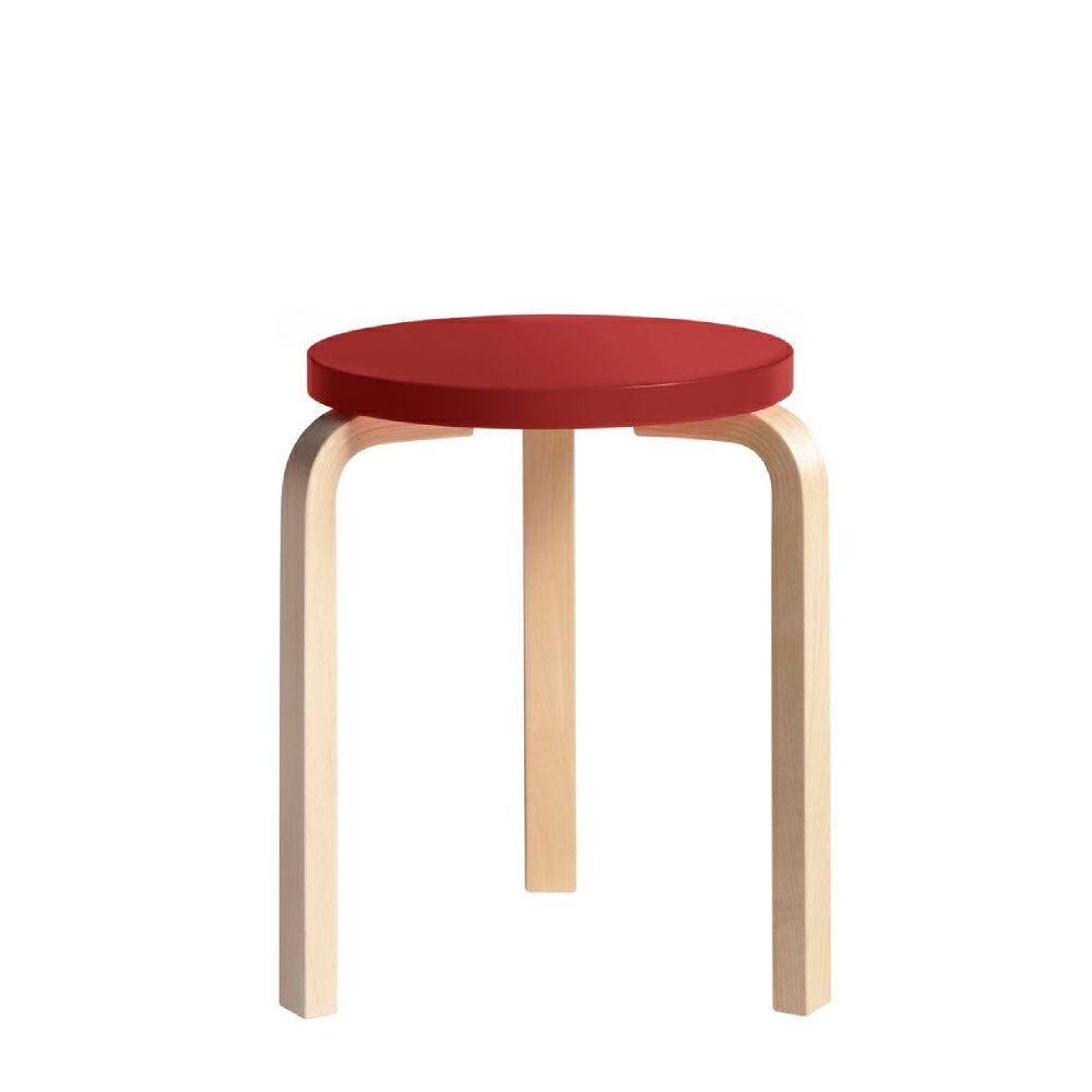 artek (アルテック) STOOL 60（スツール 60） 3本脚 レッドラッカー
