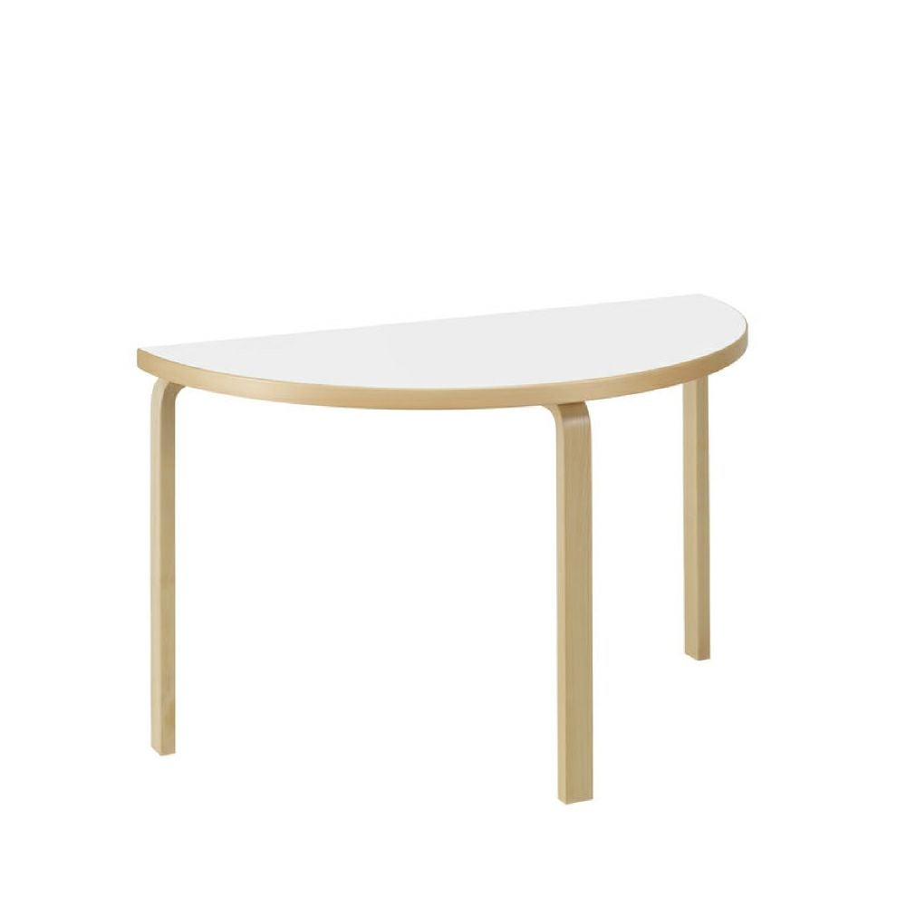 artek (アルテック) テーブル 95 W120×D60×H72cm 半円形 / ホワイト