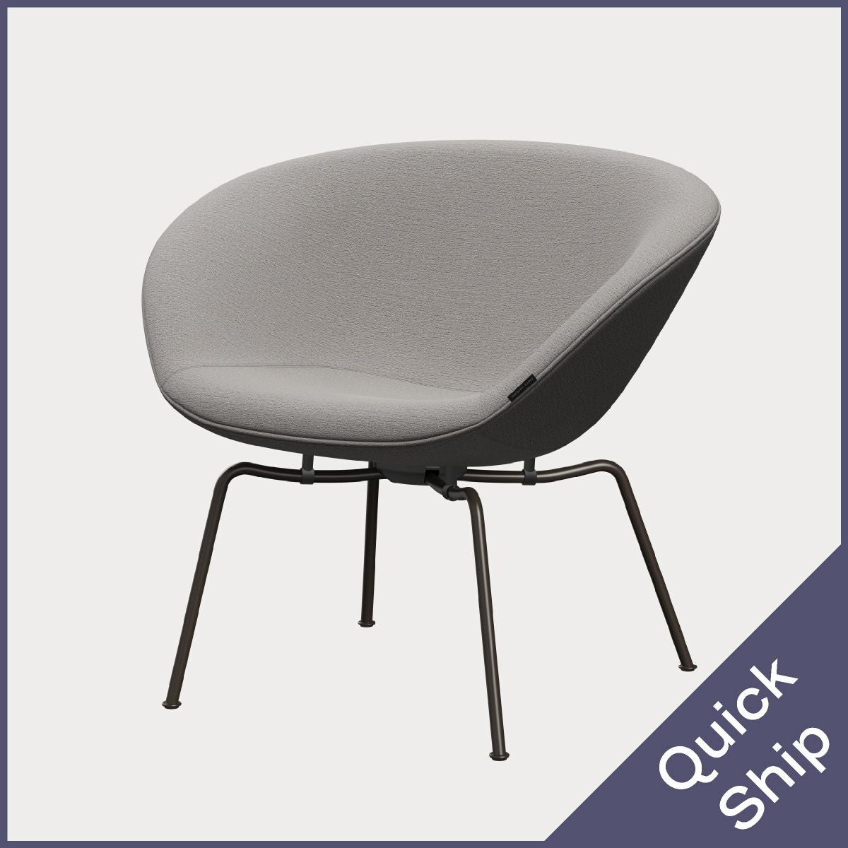フリッツ・ハンセン（FRITZ HANSEN）POT（ポットチェア）ブラウン