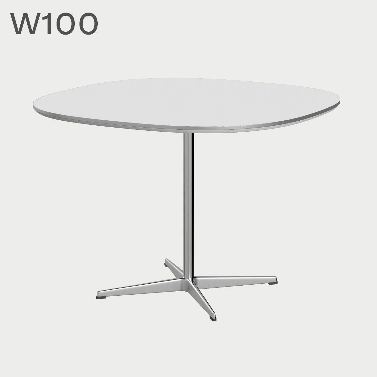 FRITZ HANSEN（フリッツ・ハンセン）SUPERCIRCULAR（スーパー円テーブル）A603（ダイニングテーブル100×100cm）ラミネート / 4スターベース