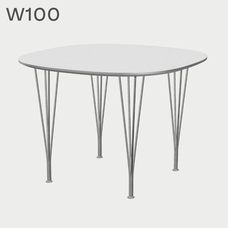FRITZ HANSEN（フリッツ・ハンセン）SUPERCIRCULAR（スーパー円テーブル）B603（ダイニングテーブル100×100cm）ラミネート / スパンレッグ