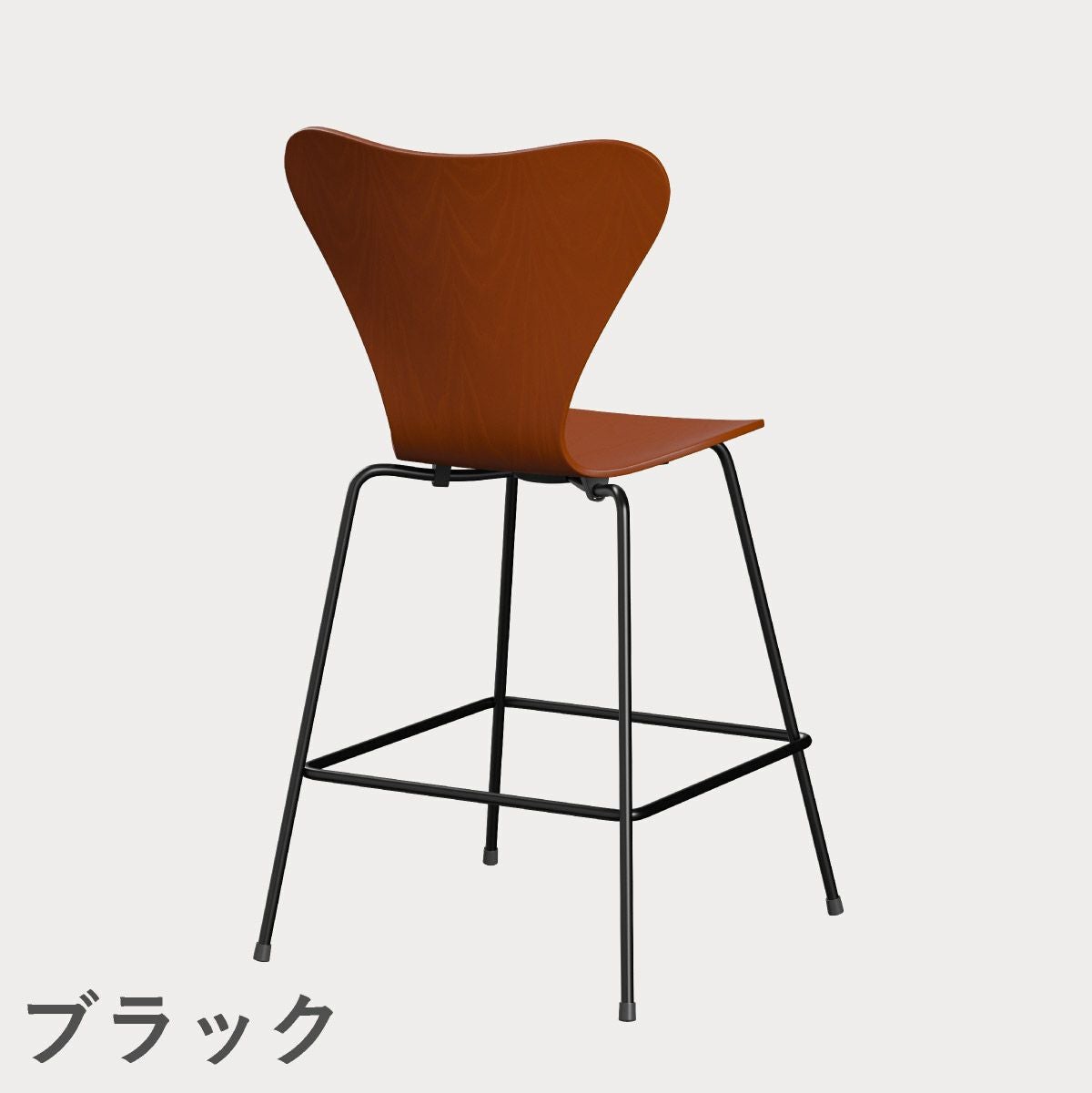 FRITZ HANSEN（フリッツ・ハンセン）SERIES 7（セブンチェア）カウンタースツール カラードアッシュ / パラダイスオレンジ