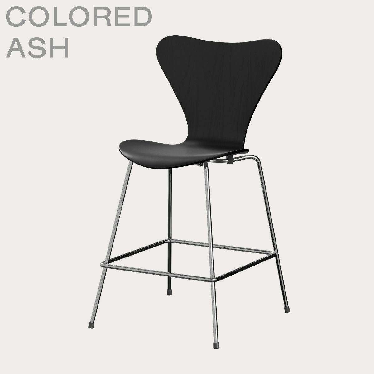 フリッツ・ハンセン　カウンタースツール ブラック フリッツ・ハンセン（FRITZ HANSEN）SERIES 7（セブンチェア
