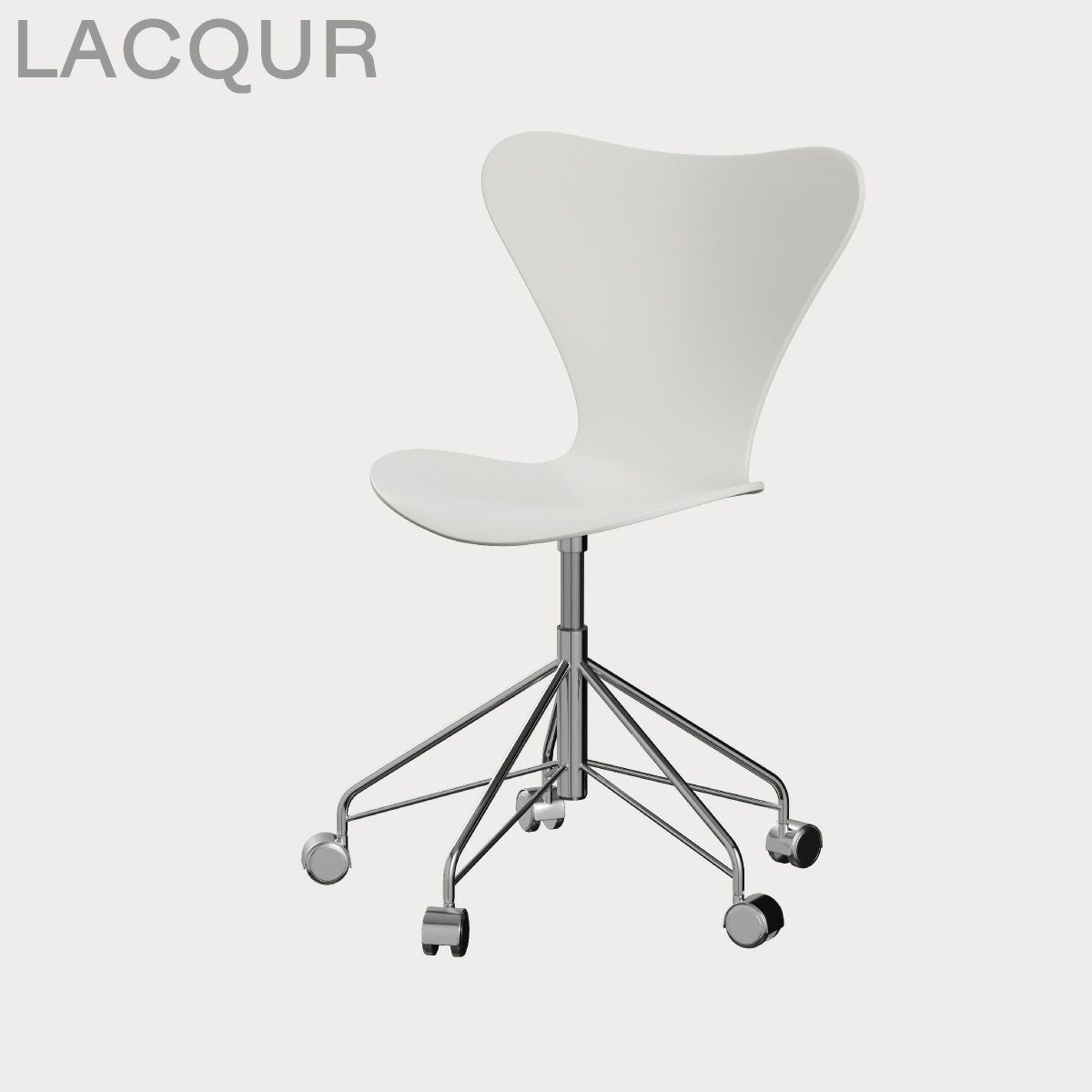 FRITZ HANSEN（フリッツ・ハンセン）SERIES 7（セブンチェア）キャスターチェア ラッカー / ホワイト