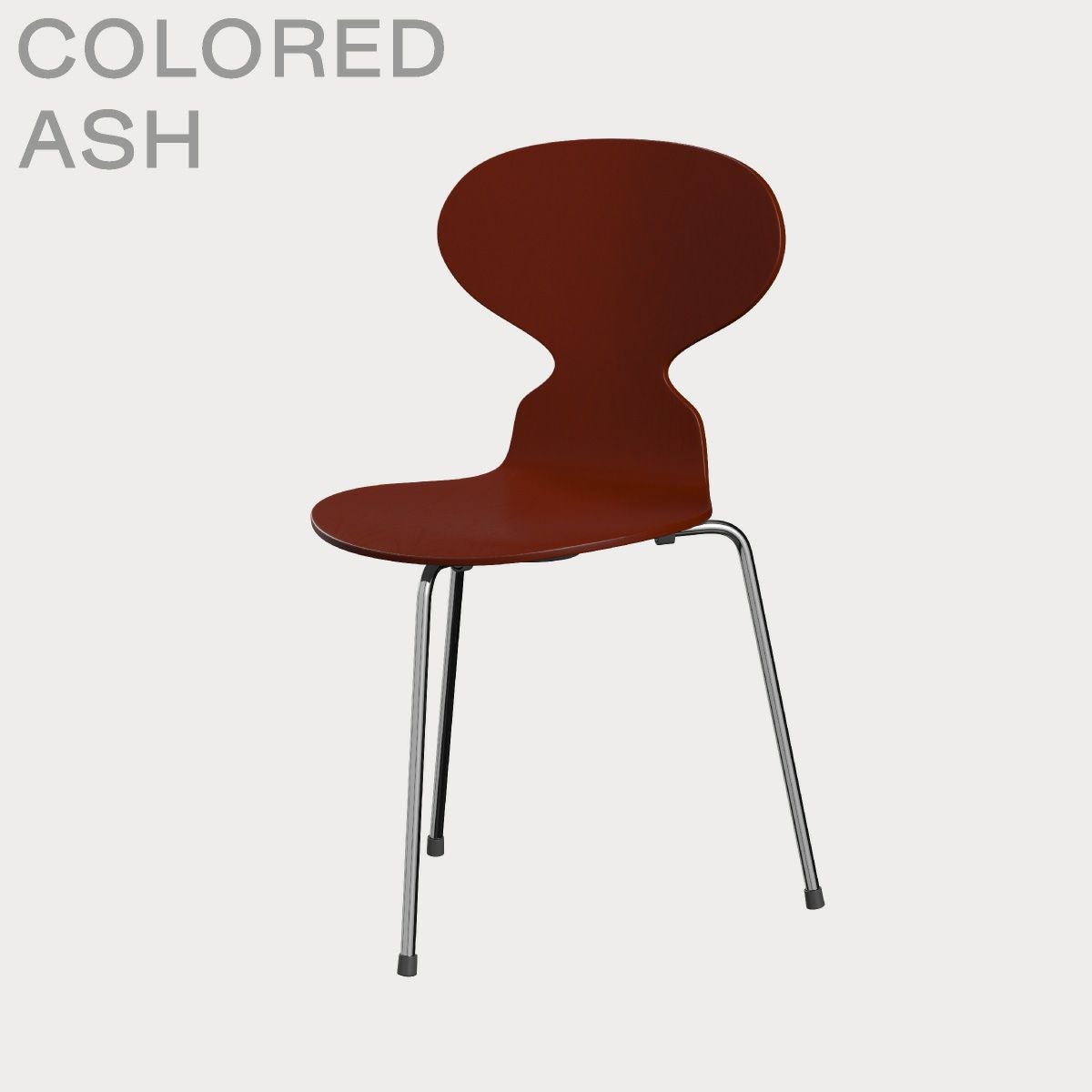 FRITZ HANSEN（フリッツ・ハンセン）ANT（アリンコチェア）3本脚 カラードアッシュ / ベネチアンレッド