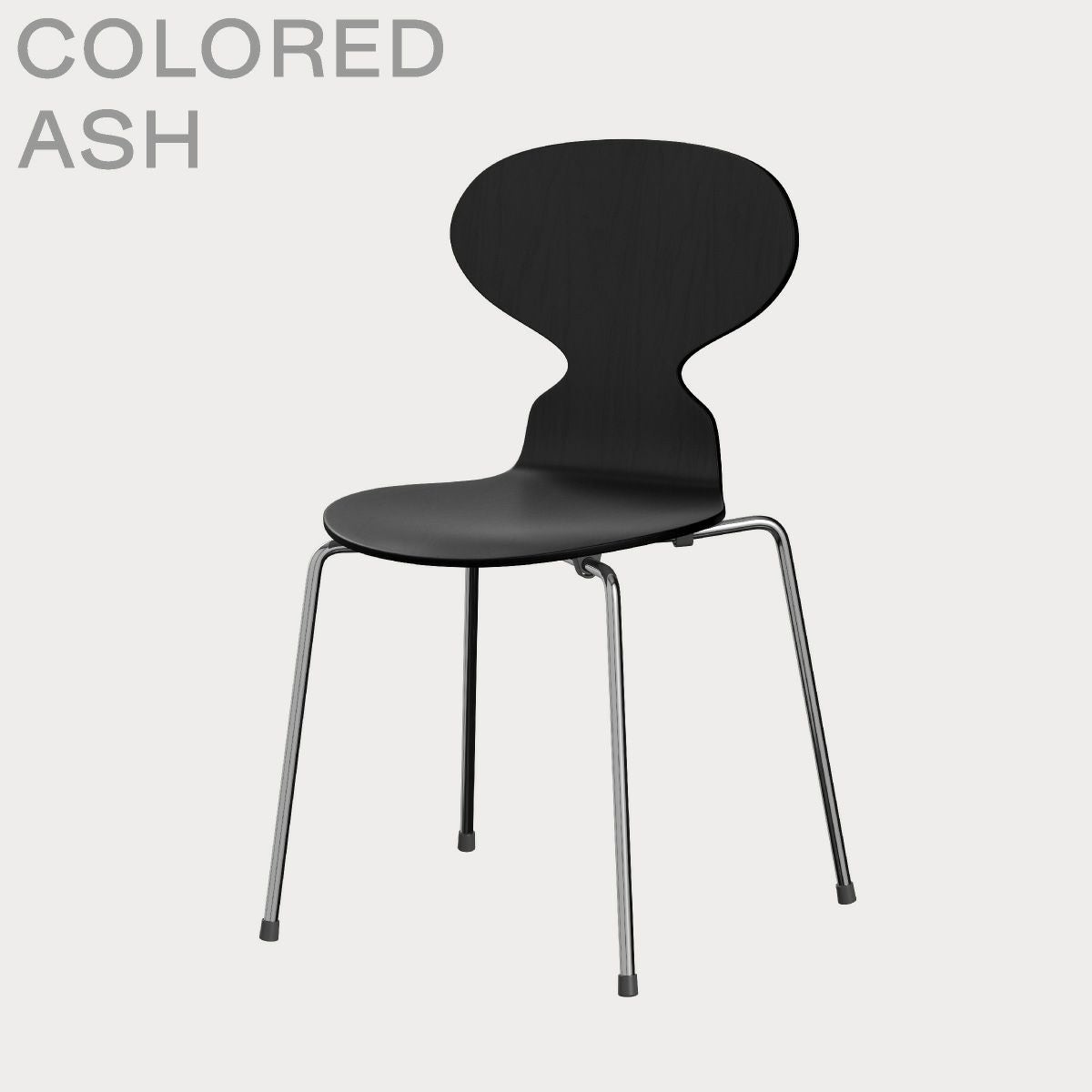 フリッツハンセン アントチェア　ブラック／4本脚　　　2セット フリッツ・ハンセン（FRITZ HANSEN）ANT（アリンコチェア）4本脚